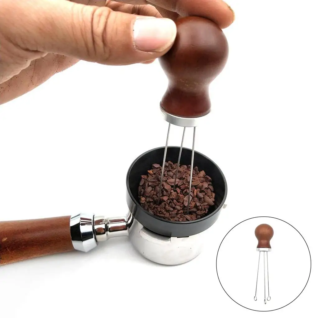 Coffee manipulation needle leveling tool arched stitch universal for