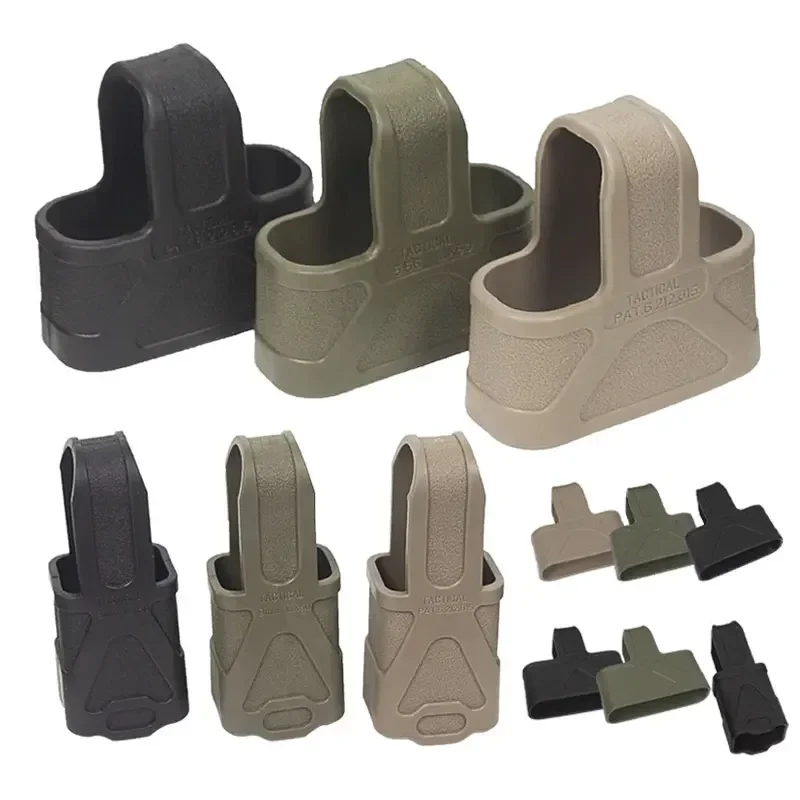 

Quick Release Rubber Magazine Rubber Glove For M4 7.62 5.56 9mm Mag Pouch Holder Protect Case Hunting Tactical Pistol Holster