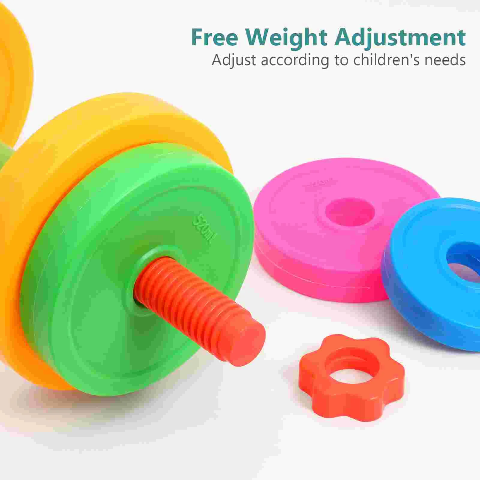 Kids Toys Adjustable Heavy Dumbbells Kindergarten Small Weights for Women Sports Workout Equipment Children Toddler