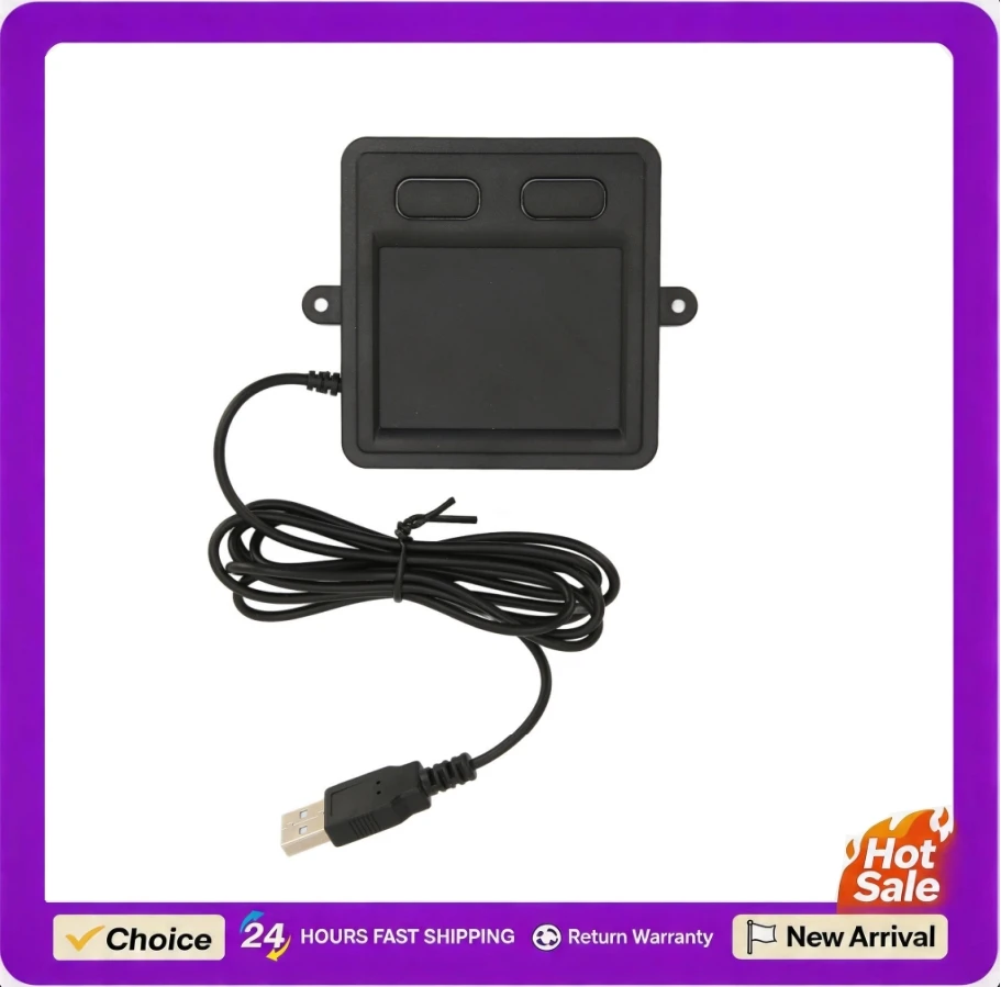 Wired USB Touchpad Multifunctional Laptop Mouse Wired Touchpad Mouse 2 Button Design Trackpad for Laptop Desktop Home Office