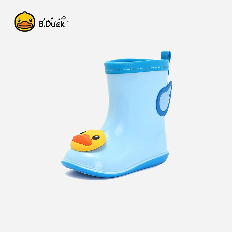 B.Duck-Botas impermeáveis para crianças, botas de jardim dos desenhos animados para crianças, meninos e meninas