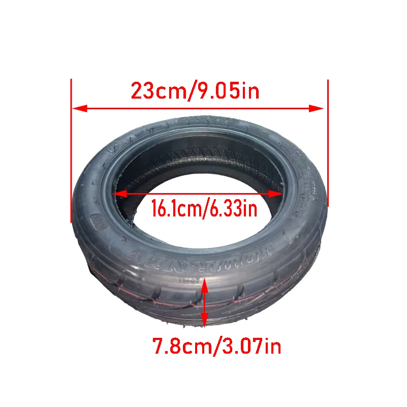 Hot selling 10 inch tubeless tire 255x70 balance car rubber thickened tubeless vacuum tire modification