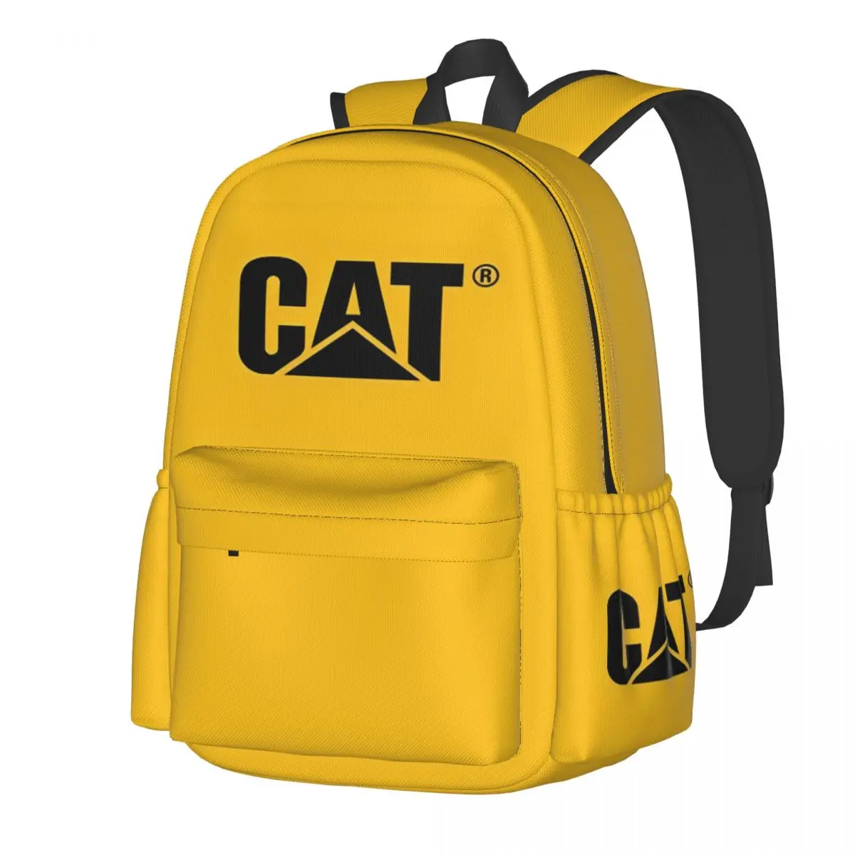 CAT-CATERPILLAR Printed Lightweight Casual Schoolbag For School, Outdoor, Shopping, Office 17in