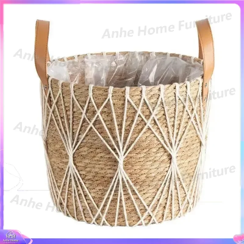 Handmade Seaweed Storage Basket Eco Friendly Woven Organizer for Home Garden Decor Natural Durable Pet Bed Nest Wholesale