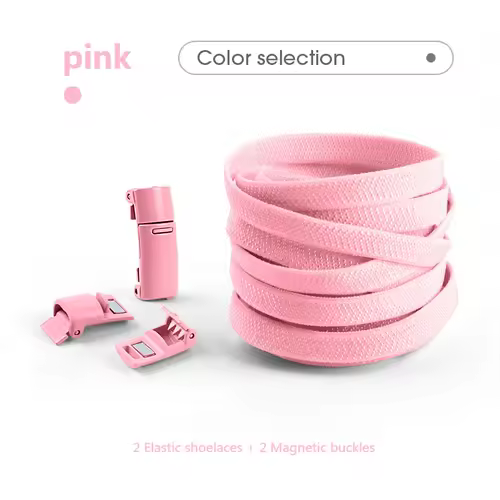 Magnetic Lock Shoelaces without ties Colorful Elastic Laces Sneakers No Tie Shoe laces Kids Adult Flat Shoelace Rubber Bands - Image 14