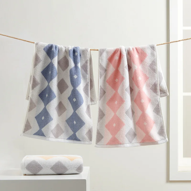 New Home Adult Towel, 100% Cotton Face Towel, Lint-Free, Couple Towel, Large Size