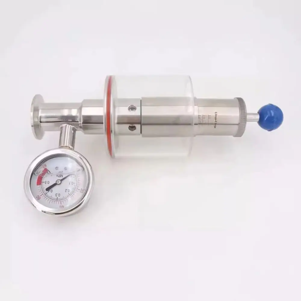 

Clamp Φ32 OD50.5mm sanitary 304 stainless steel exhaust valve,Beer can water seal valve,Fermentation tank automatic exhaust