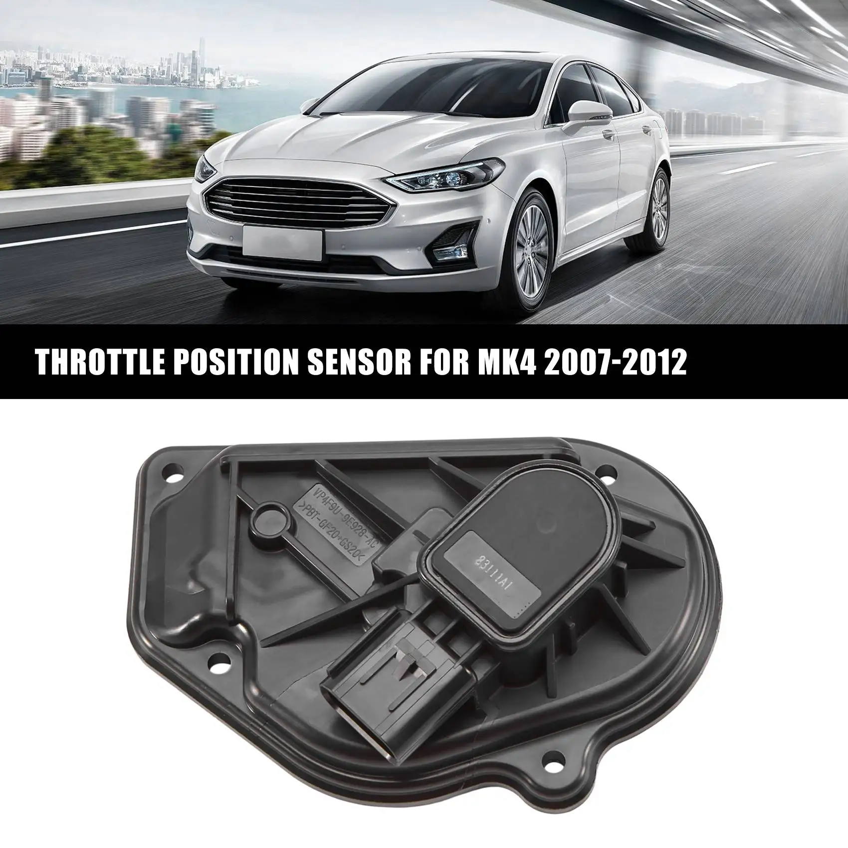 Car Throttle Position Sensor For Ford Mondeo MK4 07-12 2.3L, Focus MK2, 4F9U-9E928-AC 4F9U9E928AC-A91R