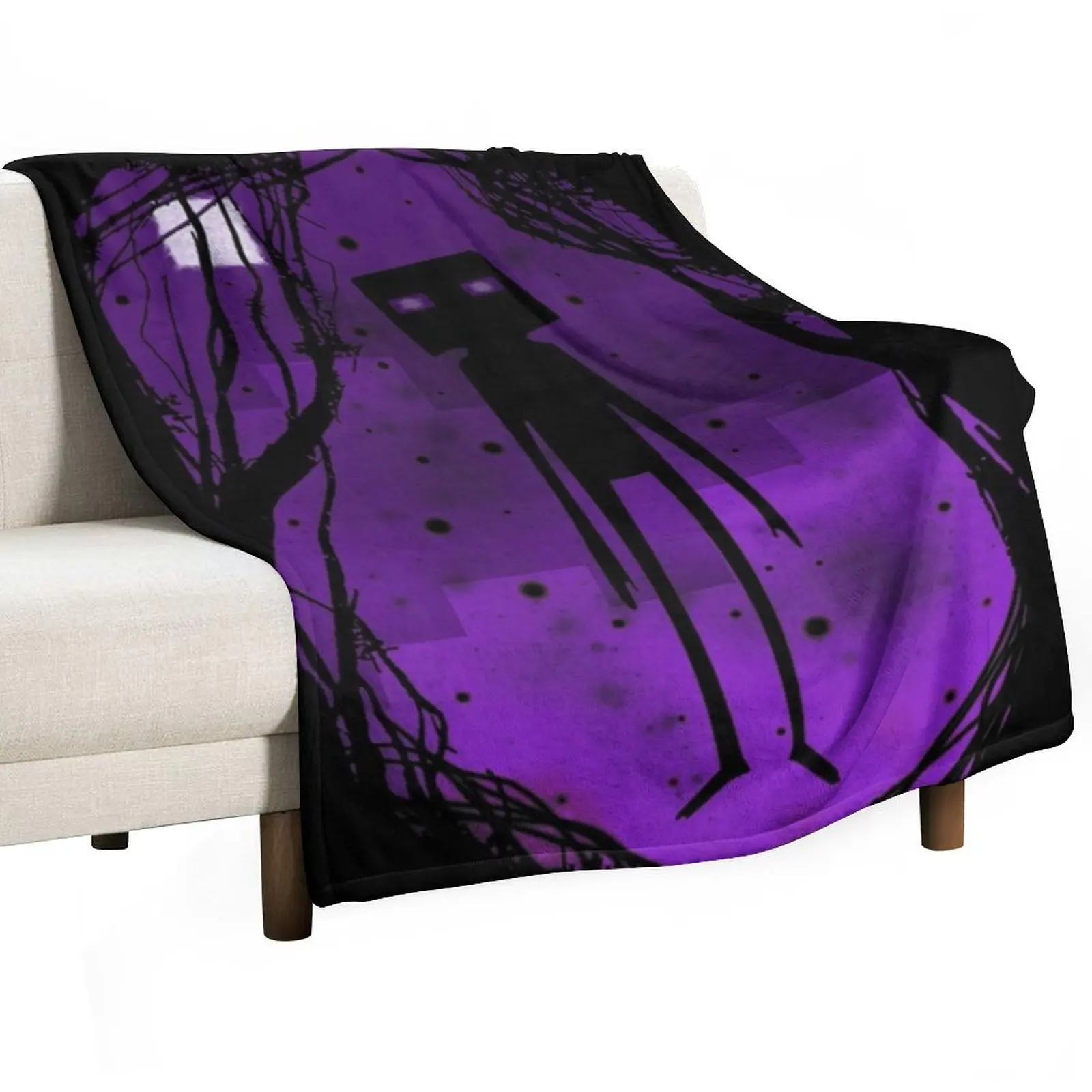 

Enderman Classic Throw Blanket halloween Bed linens warm for winter Custom Blankets