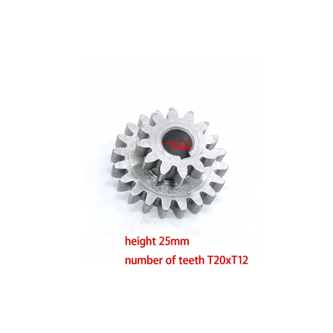 1PC 2 Speed Hi-Low Plastic Double Gear Set For CJ0618 Series Mini-Lathe Metal Cutting Machine (CJ0618-014/024)