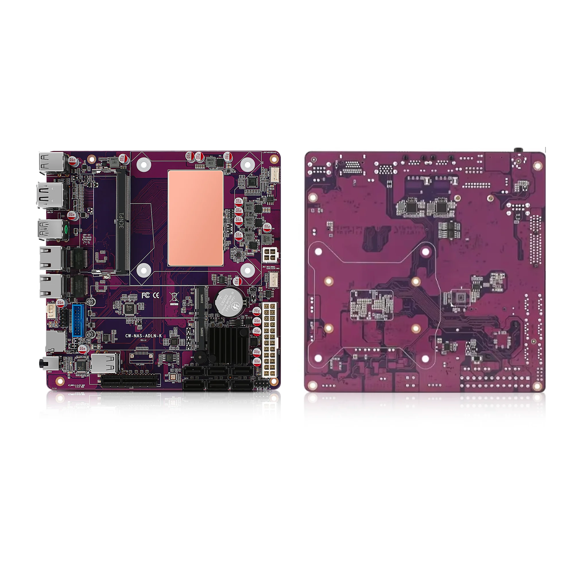 MNBOXCONET N100/N150/N305/N355 NAS لوحات أم للكمبيوتر DDR5 لوحة رئيسية صغيرة ITX منخفضة الطاقة مع لوحة كمبيوتر 6 × SATA3.0 2xNVMe