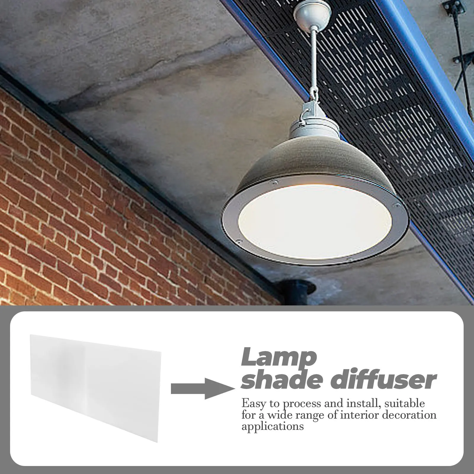 

Лист-рассеиватель света для проектов светильников своими руками, устойчивая к царапинам акриловая панель с гладкой поверхностью, нижняя крышка для современного интерьера