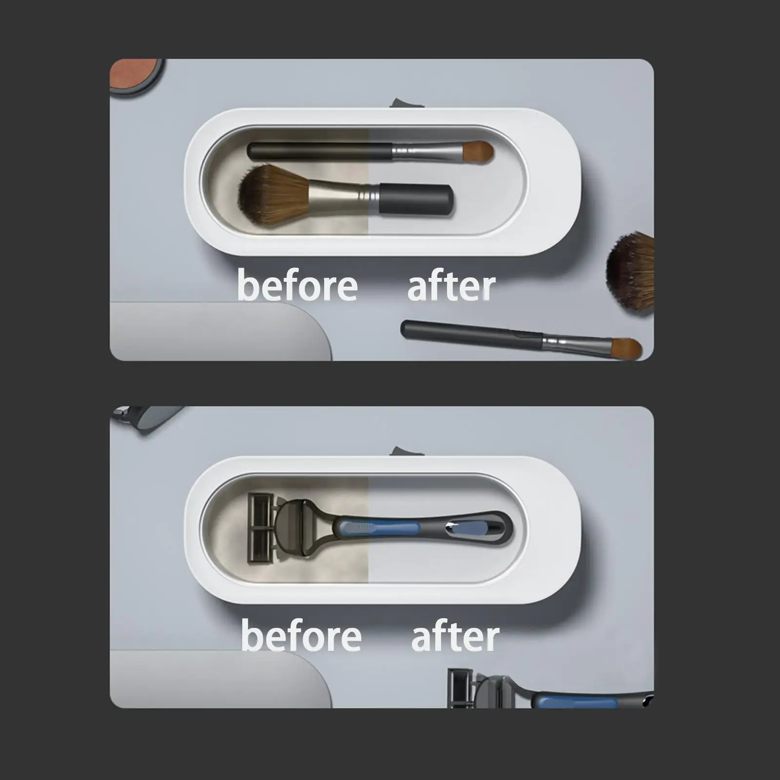 Contact Lens Washer Ultrasonic Mini Wireless Operation 4500Hz Daily Care for Shaver