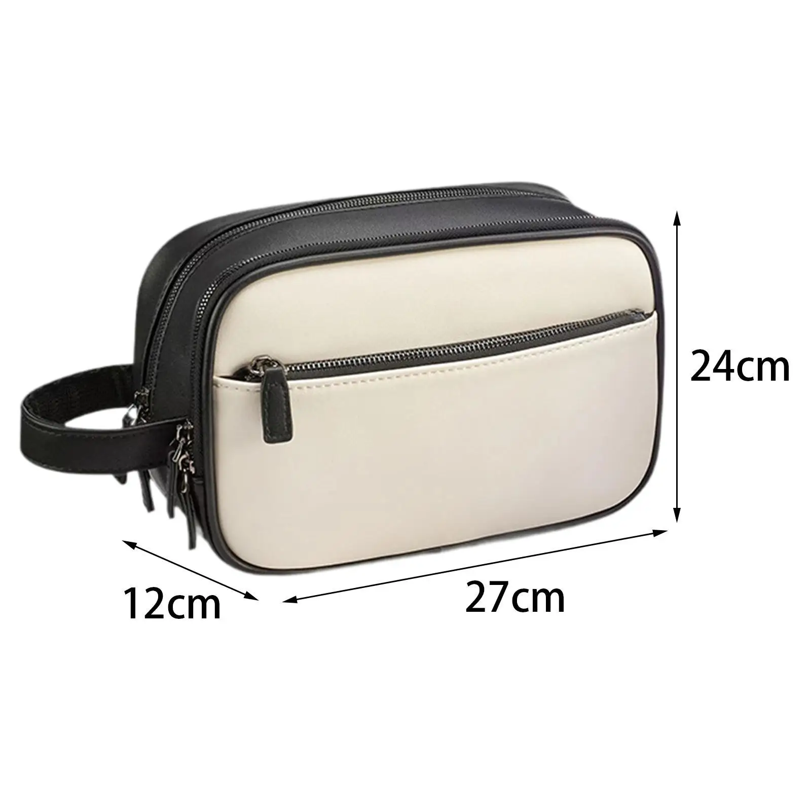 Golf Accessory Bag Zipper Closure Waterproof Travel Storage Pack Golf Ball Bag Handbag for Storing Tees Cards Balls Ball Markers