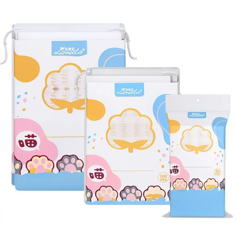 Gentle Skin Care Cotton Pads For Lameila Facial Wipes Double Sided Makeup Removal Sheets Soft Absorbent Beauty Cleansing Tools