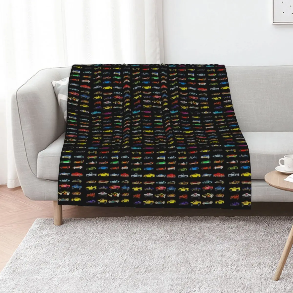 Side CARS - smaller subtle pattern Throw Blanket Retros Furrys Bed covers manga halloween for sofa Blankets