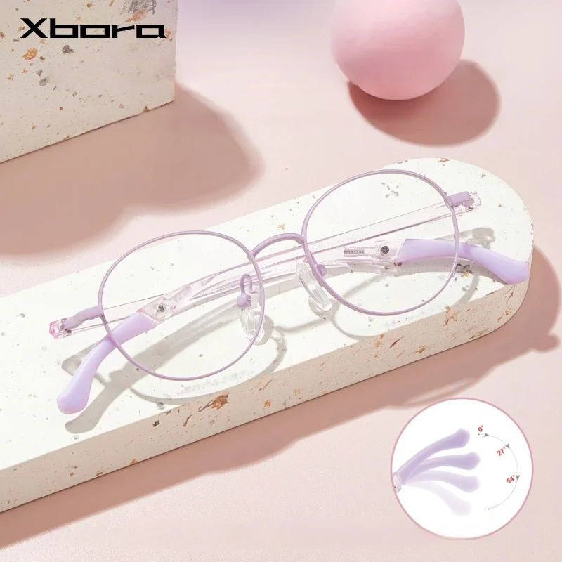 

New Kids Anti-slip Ear Hook Sports Glasses Frame Silicone Nose Pads Boys Girls Comfortable Optical Prescription Glasses JS6517