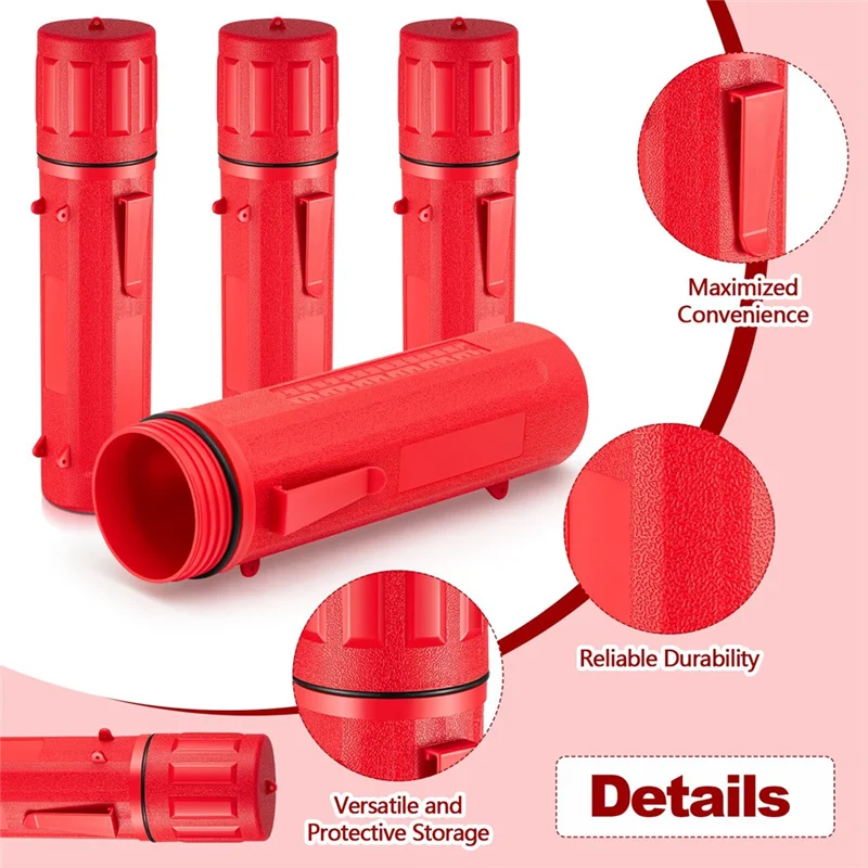 

AA76-4 Pcs Electrode Rod Storage Tube 14 Inch Welding Rod Storage Airproof Welding Rod Container Waterproof