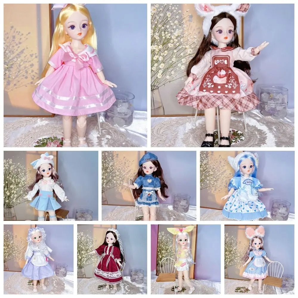 

Игрушка «сделай сам» с одеждой, куклы BJD, наряд, имитация глаз, имитация петли для глаз, кукла 30 см, красочные съемные шарниры, куклы, детские игрушки
