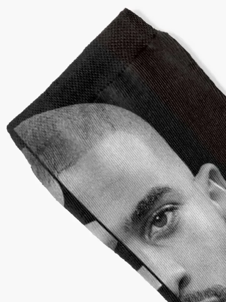 Chris Paul - Black/White Socks Antiskid soccer gifts shoes short Socks For Girls Men's