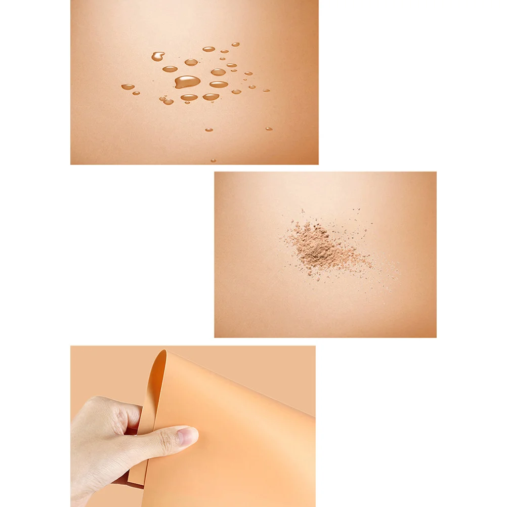 

3pcs Pvc Photography Backdrop Waterproof Anti-Wrinkle Frosted Background Cloth For Portrait Jewelry Video Production Black White