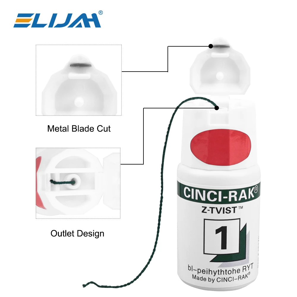 Dental Thread Disposable Gingival Retraction Cord Knitted Cotton Gum Line 1 Bottle Size 0 00 000 Denspay Consumables