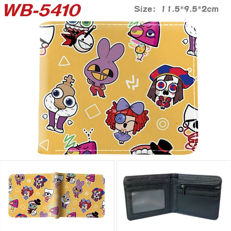 The Amazing Digital Circus Anime Cartoon Pomni Jax Printed Wallets Coin Purses Multi-purpose Folded Wallet Birthday Gifts view 4