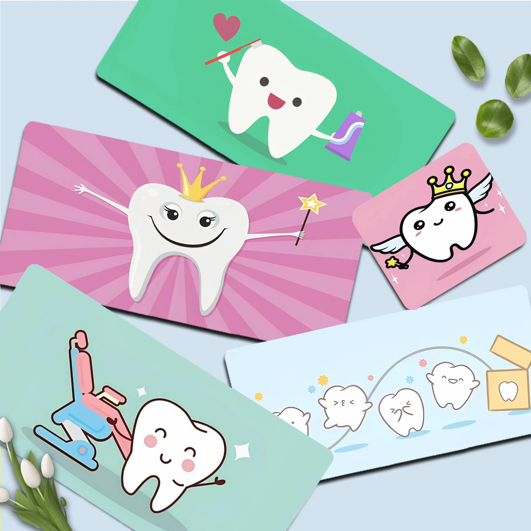 

Cute Tooth Small Cartoon Anime Mousepad girl pad Mat Gaming mousepad Desk Mat Size for large Edge Locking Game Keyboard Pad