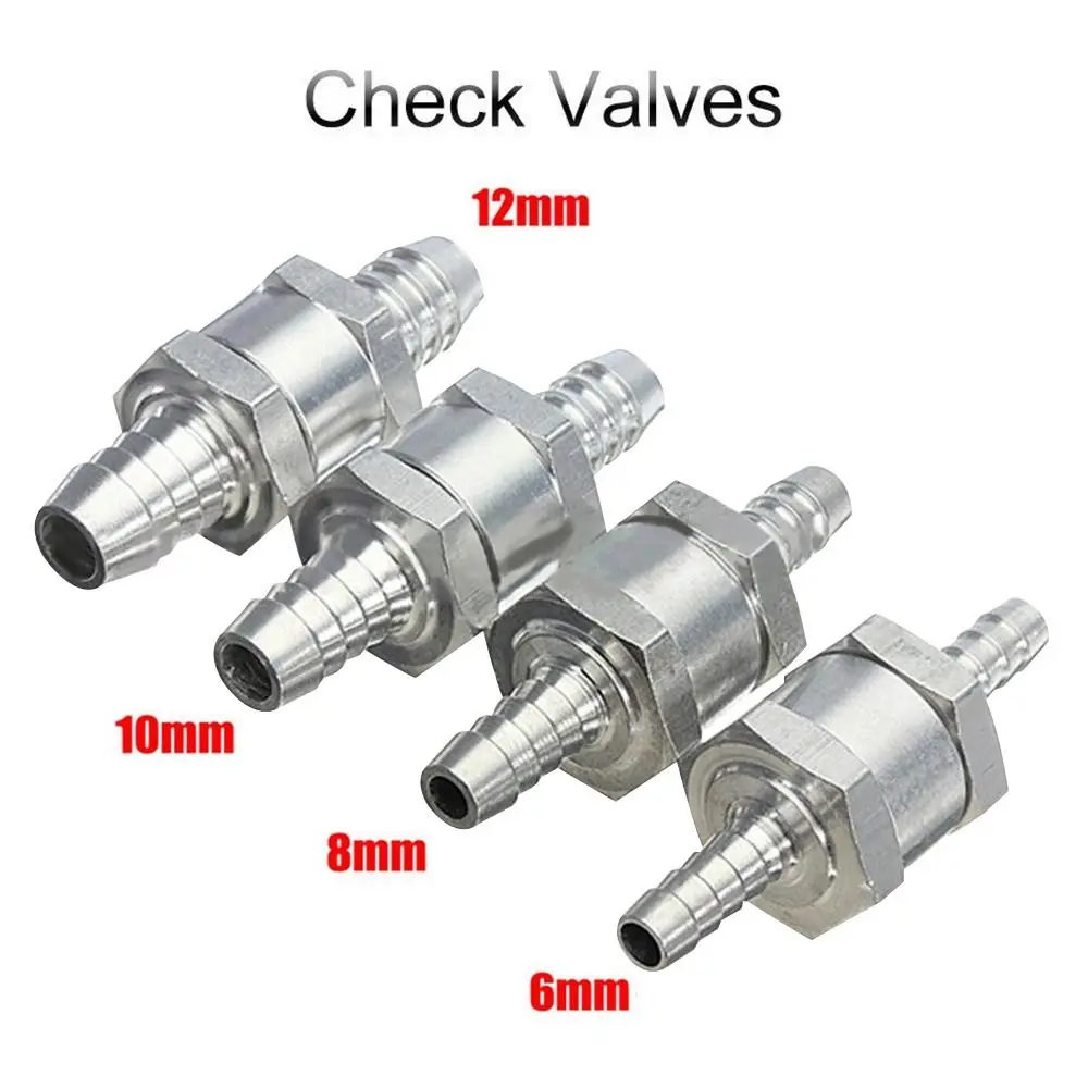 Przewód paliwowy benzynowy Diesel jednokierunkowy Adapter 6/8/10/12mm zawór zwrotny zapobiegający cofaniu wody paliwa pojazdu