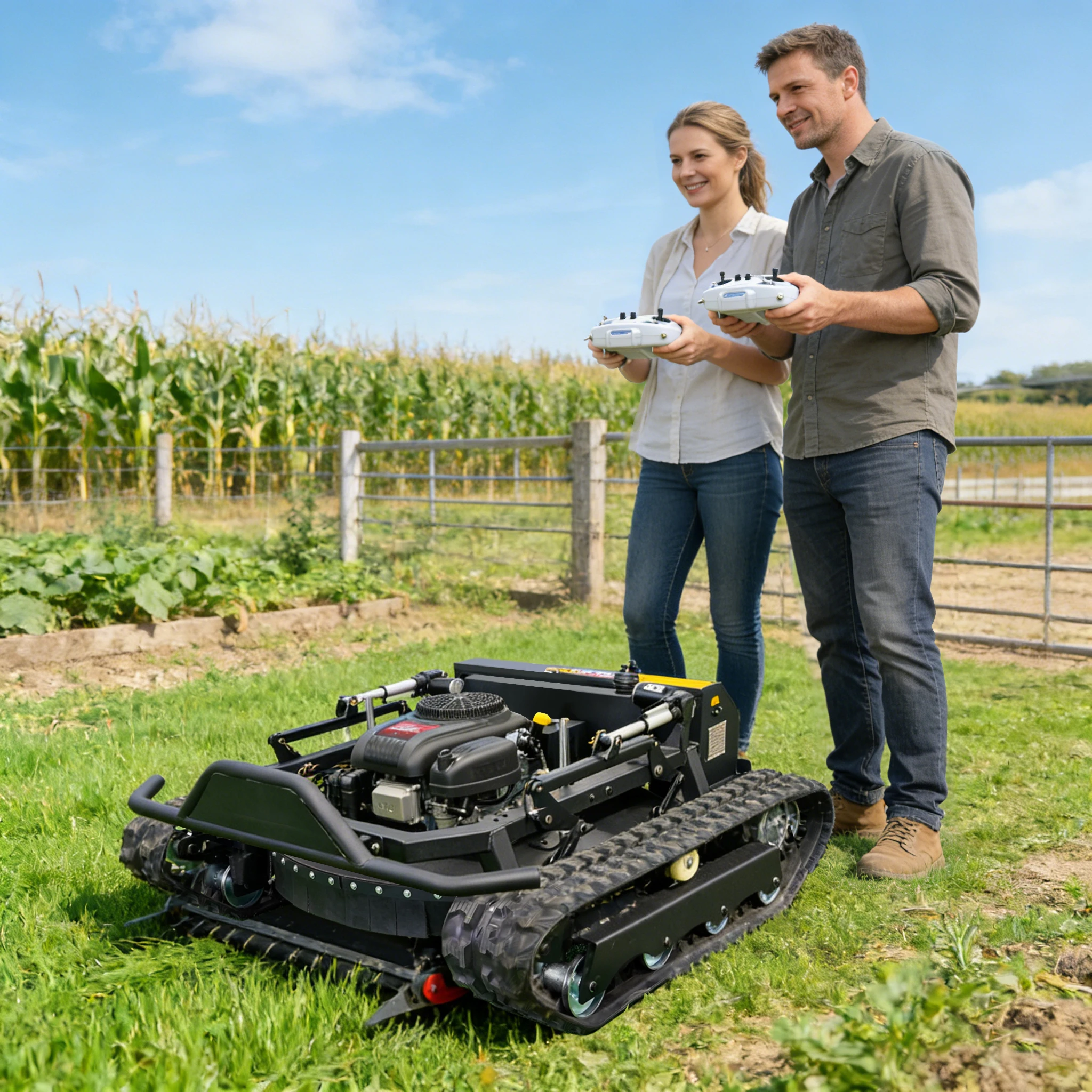 Best Selling Customized Made Remote Controlled Lawn Mower Shipped In Wooden Boxes Fast Delivery Complete Range Of Models