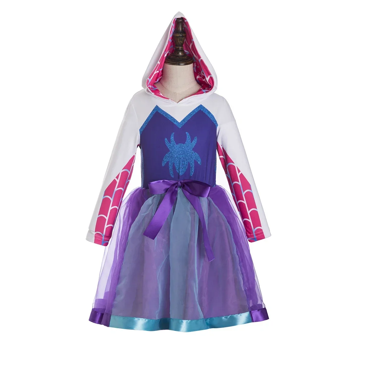 

Gwen Cosplay robe pour filles Spiderman Stacy Costumes costumes Halloween fête de noël vêtements robes tenues cadeaux