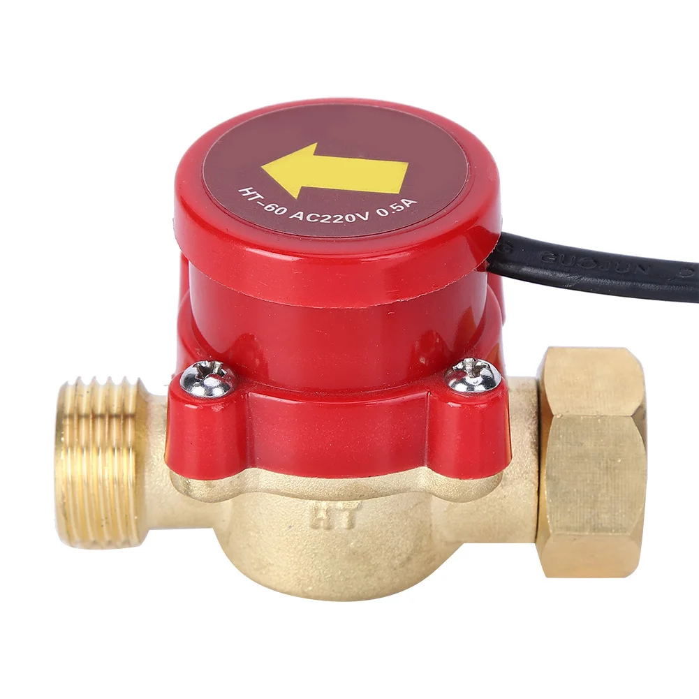 HT-60 4-4 Water Pump Flow Switch Water Pump Flow Sensor Pressure Automatic Control Switch HT‑60 4‑4 220V 60W G1/2in