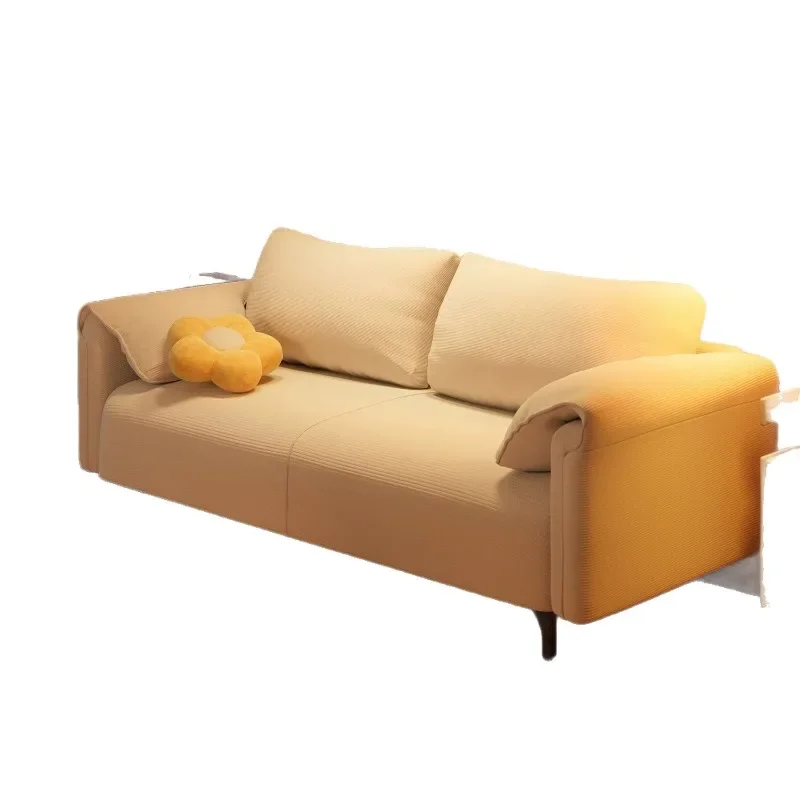 Sofa Small apartment Living room, rental room Bedroom Double triple elephant ear fabric small sofa