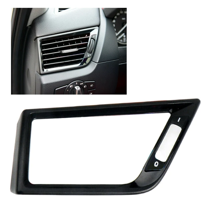 Car Interior Front Left Side AC Vent Air Outlet Frame Trim Cover 64229258362 Fit for BMW E84 X1 2015 2014 2013 2012 2011 2010