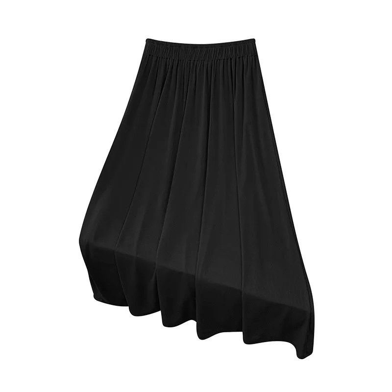 Plus size, women's summer new versatile casual style, covering flesh and slimming, commuting fashion skirt 3408