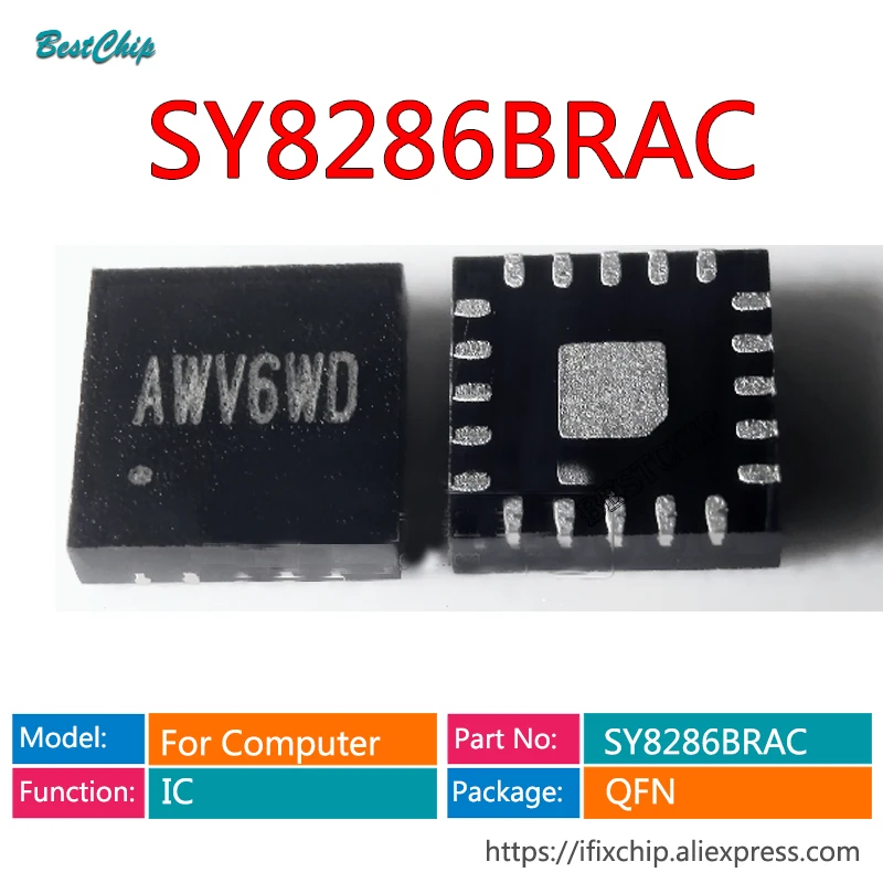 10pcs SY8286BRAC SY8286B Mark AW AWxxx AWV5QA AWV6 AWV QFN20