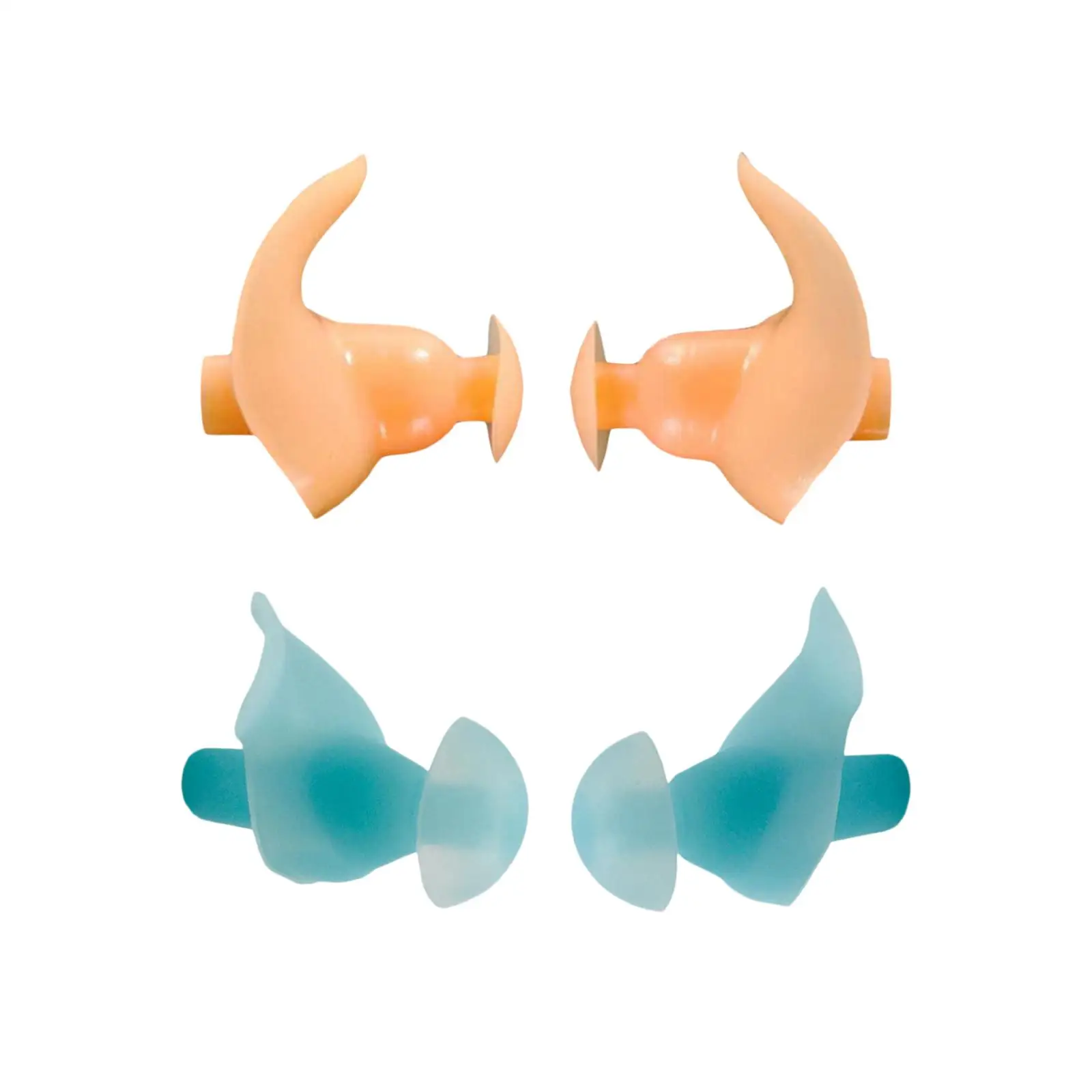 Soft Silicone Swimming Ear Plugs Waterproof Work Swimmer Anti Noise Earplugs