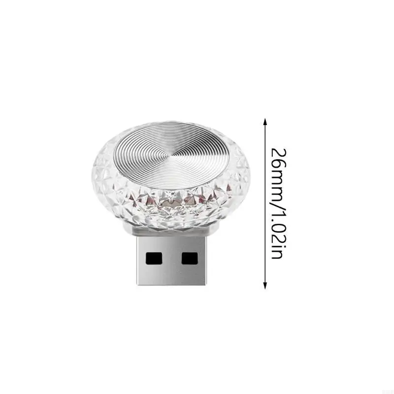 LED omgevingslicht Mini USB Night Lights noodverlichting voor slaapkamer badkamer 83ce