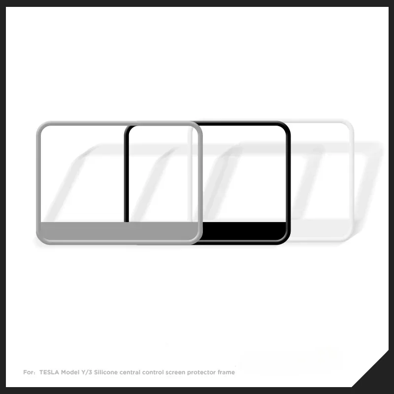 テスラモデル 3/モデル Y ジュニパースクリーンディスプレイプロテクターフレーム屋内バックミラーフレーム GPS ナビゲーションケースアクセサリー