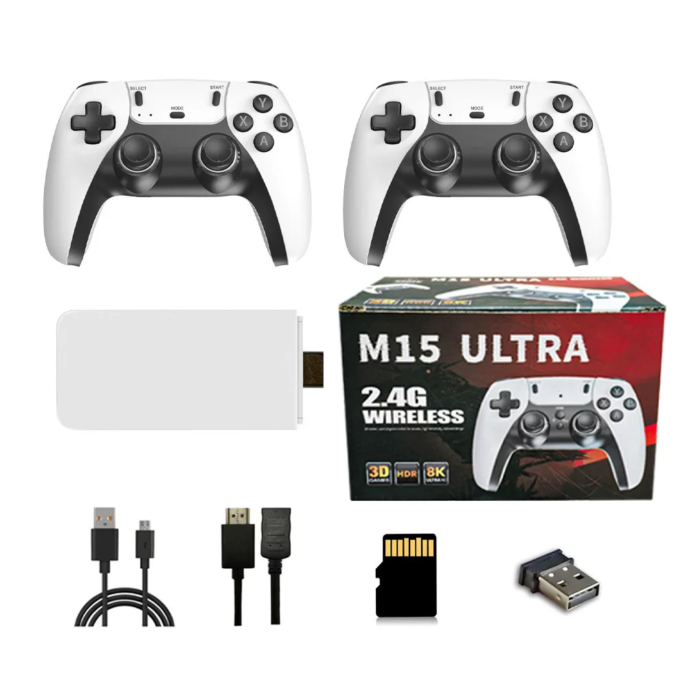 Portable M15 Ultra 2.4G Wireless Controller Gaming Stick for TV Video Game Console