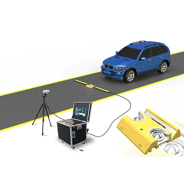 ZA-UVSS-I CCD Line portable under vehicle inspection car scanning system with LPR camera