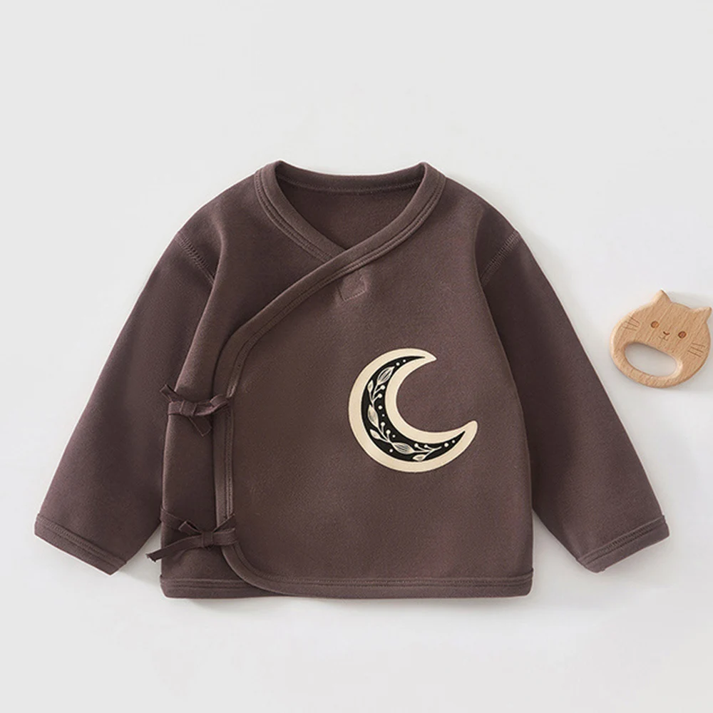 

Baby Girl Cotton Tops Spring Autumn Baby Boys Printed Tshirts Long Sleeve Hospital Newborn Baby Clothes 0 6 Months