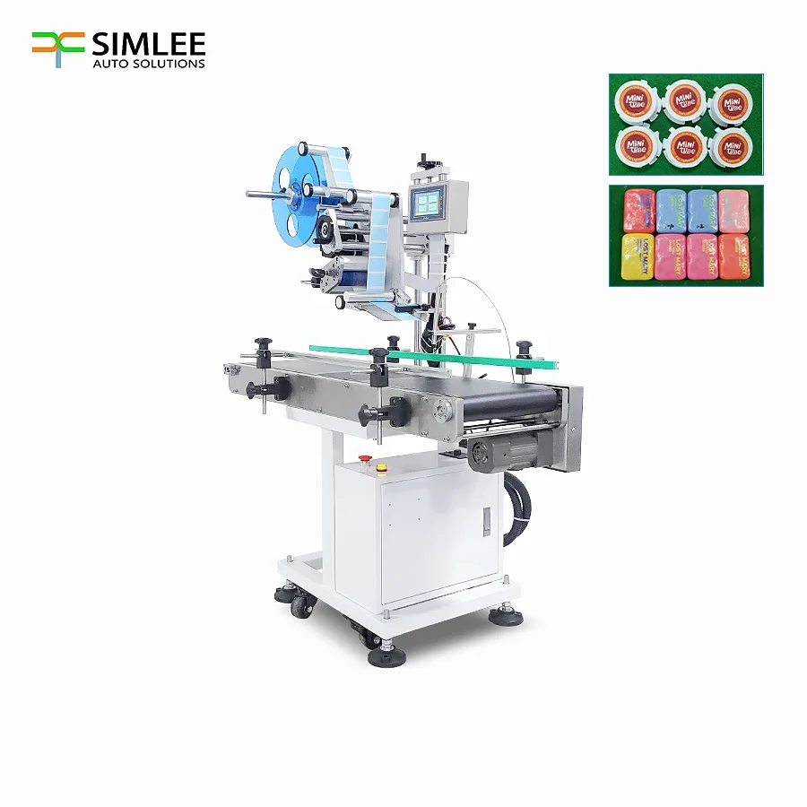 Economical automatic flat express carton self-adhesive labeling machine