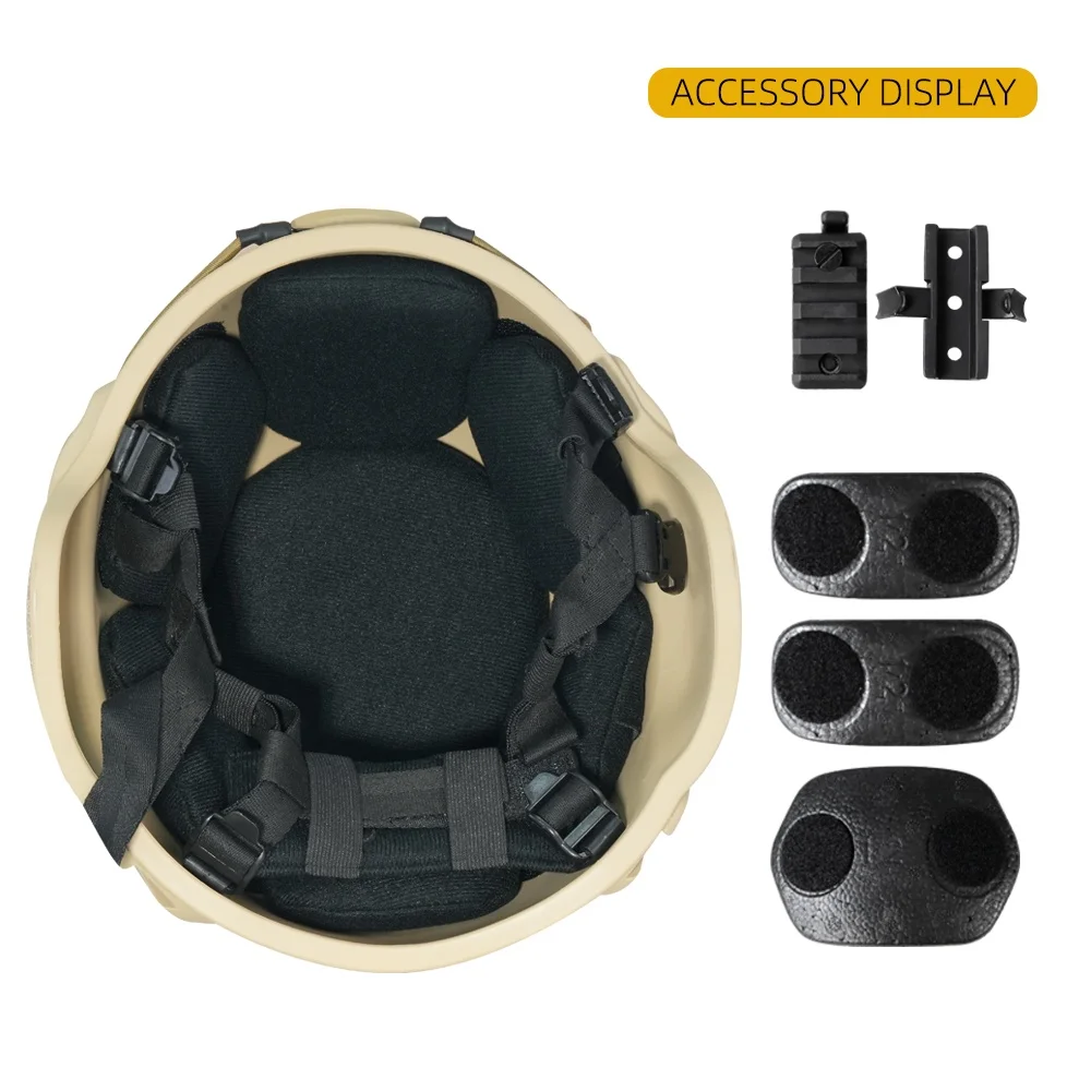 BOOIU 戦術ヘルメット MICH2000 ヘルメット高品質弾道ヘルメット FAST 弾道ヘルメット CS リアルゲーム軍事保護