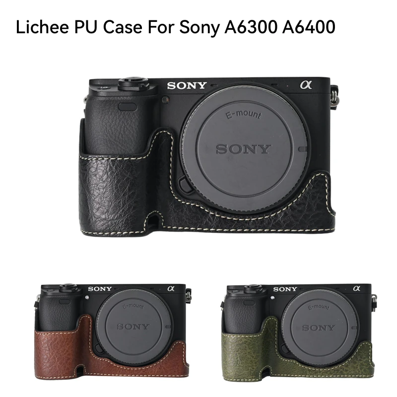 capa-magnetica-de-couro-pu-litchi-para-camera-sony-a6300-a6400-a6000-a6100-com-abertura-inferior-em-couro-genuino