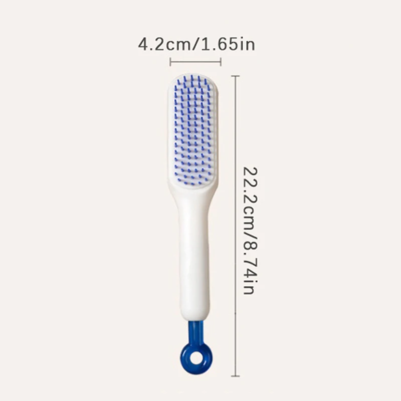 Portable Hair Comb Detangling Hair Brush Self-Cleaning Telescopic Anti Static Head Massager Travel Combs Hair Styling Accessorie