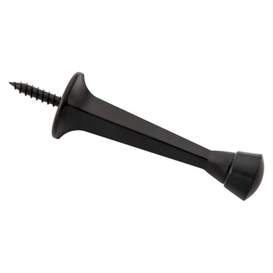 

N830-543 Rigid Door Stop Matte Black 3-in