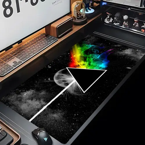 Imagen 2 del producto Floyd-alfombrilla de ratón rosa para videojuegos, alfombrilla grande de 900x400x2mm, alfombrilla para jugador, escritorio de PC