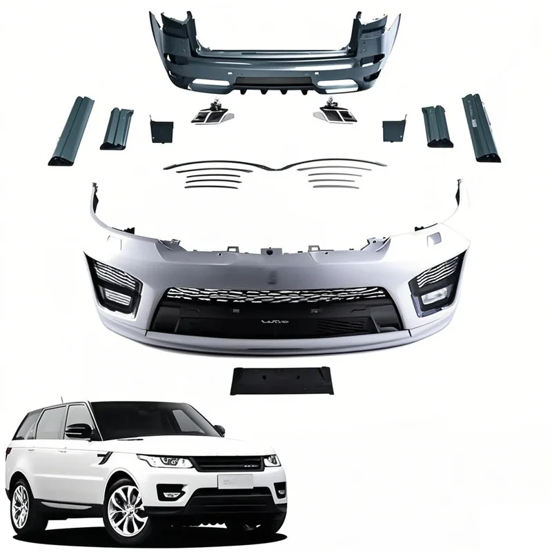 

Hot Sales 2018 Range-Rover Sport SVR Style Front Bumper Body Kit Wheel Eyebrows in PP Material Upgr Body Parts