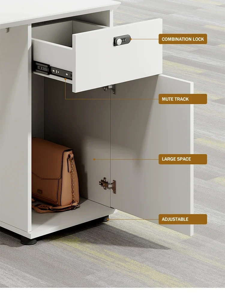 'Modern design quality standard size double side office furniture table 2 person staff workstation office computer work desk